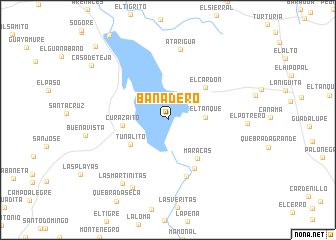 map of Bañadero