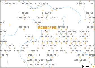 map of Bañadero
