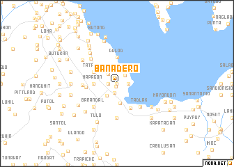 map of Bañadero