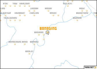 map of Ban Ading