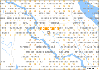 map of Banagaon