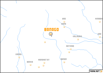 map of Banago