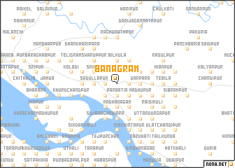 map of Banagrām