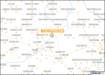 map of Banagüises