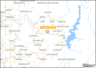 map of Banahaw