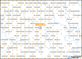 map of Bānāil