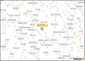 map of (( Banaj ))