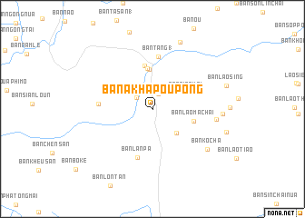 map of Ban Akhapoupong