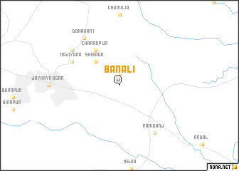 map of Bānāli
