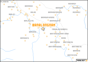 map of Ban Along-Nam