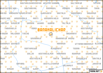 map of Banamāli Char