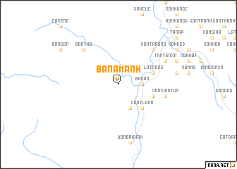 map of Bản Amanh