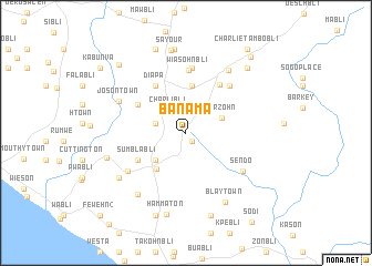 map of Banama