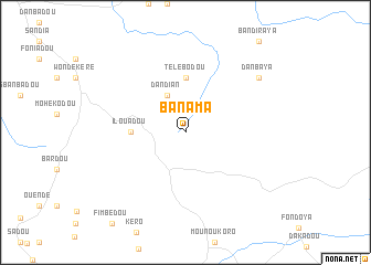 map of Banama