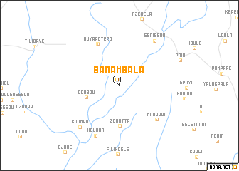 map of Banambala