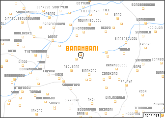 map of Banambani