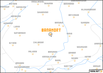 map of Bānamōrt