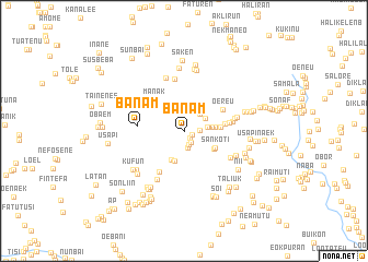 map of Banam