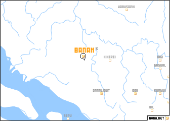 map of Banam