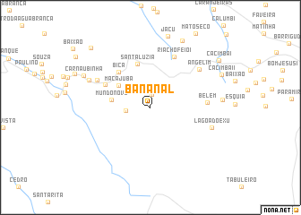map of Bananal