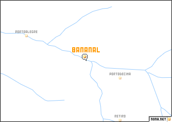 map of Bananal