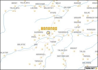 map of Bananao