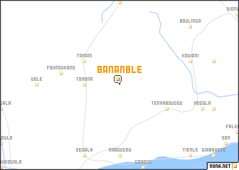 map of Bananblé