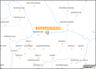 map of Banandougou