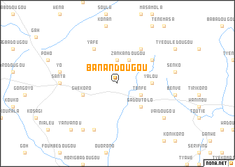 map of Banandougou