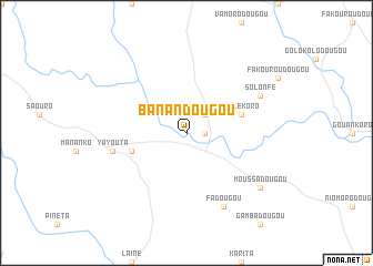 map of Banandougou