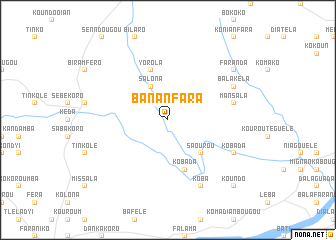 map of Bananfara