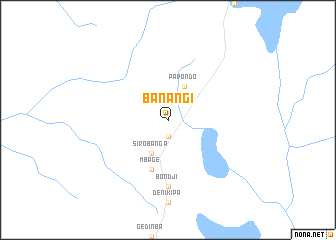 map of Banangi