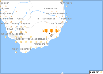 map of Bananier