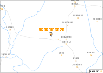 map of Bananingoro