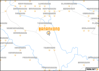map of Banankono