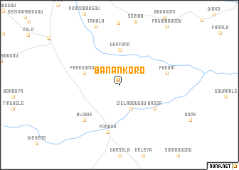 map of Banankoro