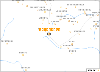 map of Banankoro