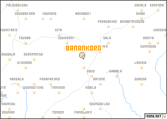 map of Banankoro