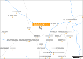 map of Banankoro