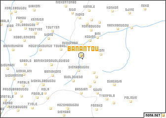 map of Banantou