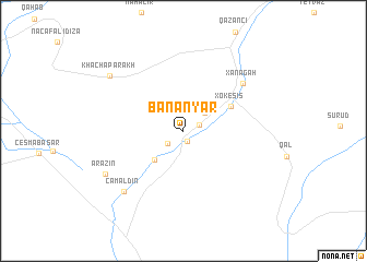 map of Bǝnǝnyar