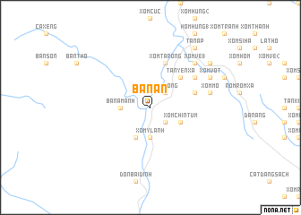 map of Ba Nan