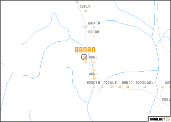 map of Banan