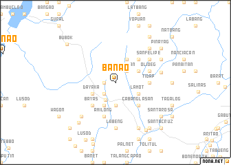 map of Banao