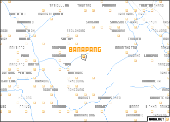 map of Bản A Pang