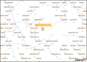 map of Bản A Pung