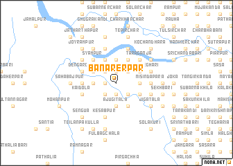 map of Bānārerpār