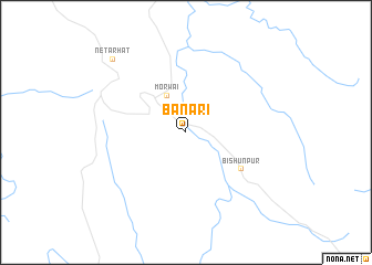 map of Banāri