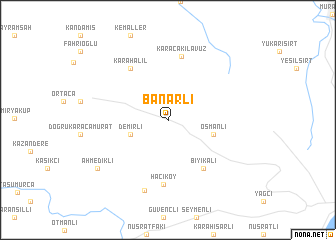 map of Banarlı