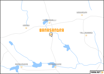 map of Bānasandra